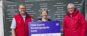 Donation sikrer nyt profiltøj til frivillige i Ålbæk