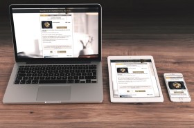 Danske Gavekort salgsside på PC tablet og smartphone