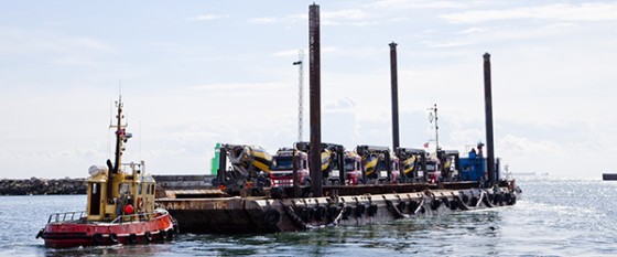 Flydende beton