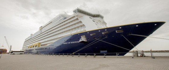 Spritnyt krydstogtskib er anløbet Skagen