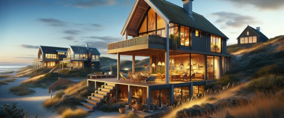 Et strandhus der hylder lokal kultur