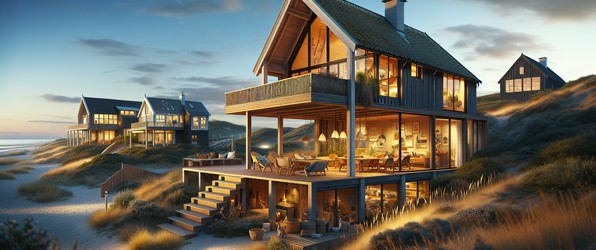 Et strandhus der hylder lokal kultur