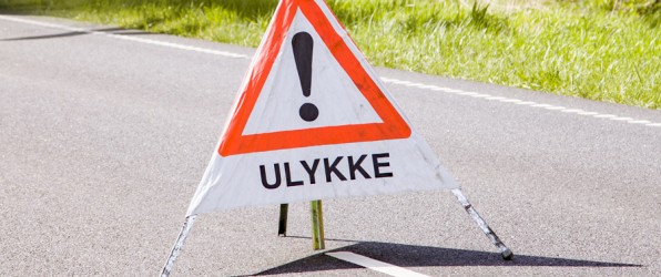 Uheld: Kø i begge retninger