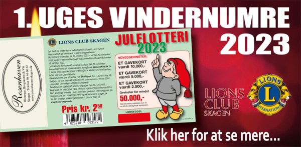 Så er de første vindernumre udtrukket