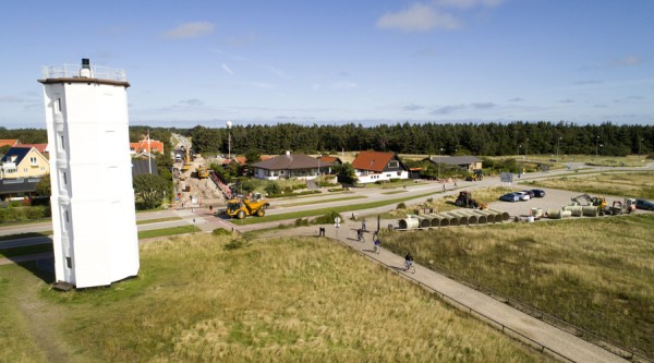 Fyrvej lukket i ca to måneder