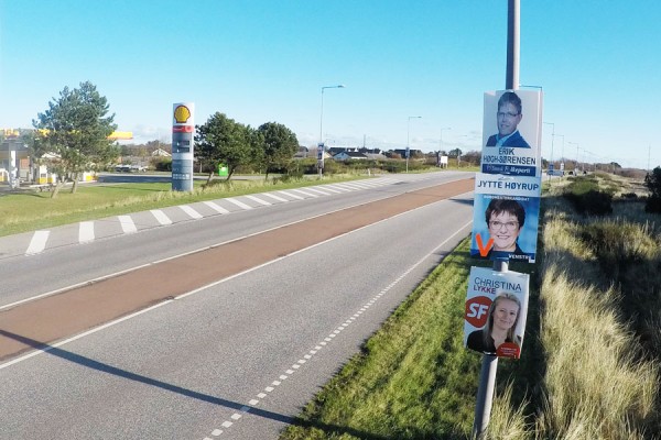 Valgplakater skal være fjernet senest om en uge