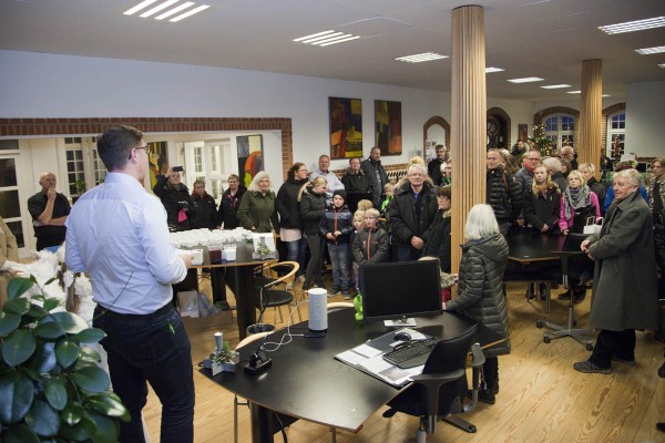 Sparekassen bød indenfor til julehygge