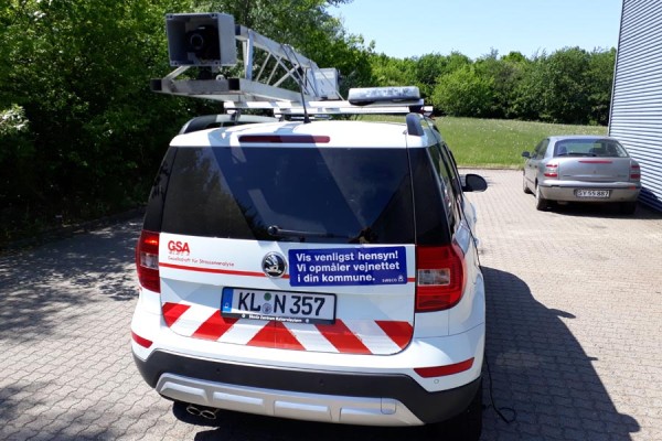 Sweco fotograferer vejene i Skagen
