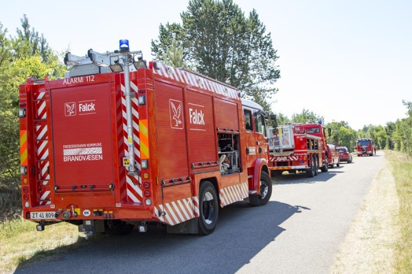 Skovbrand i Hulsig