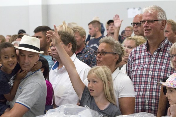 Første, anden, tredje gang!