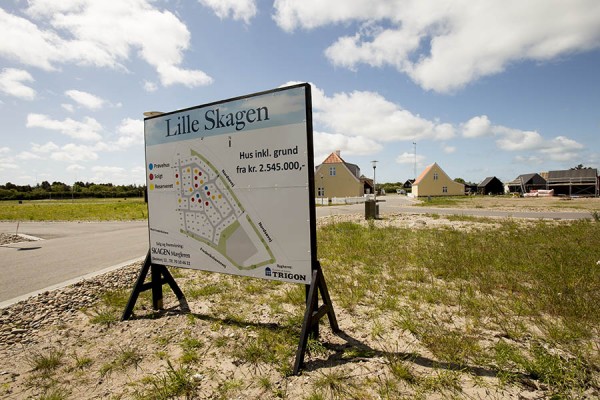 Feriestemning omkring torvet i Lille Skagen