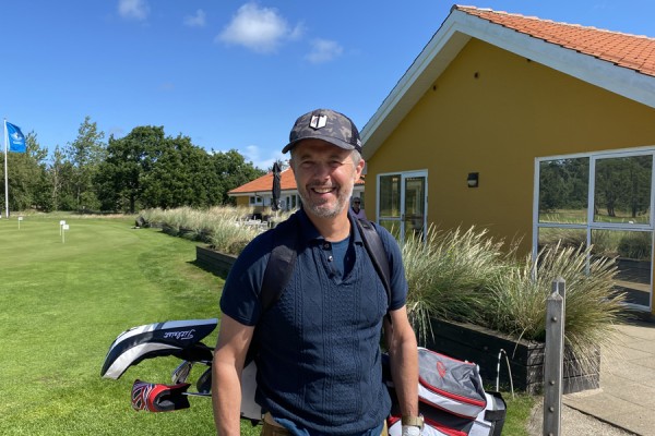 Kongeligt besøg på golfbanen