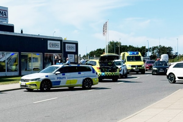 Færdselsuheld på Kattegatvej