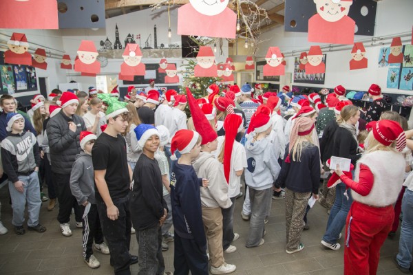 Traditionsrig juleafslutning på Brovandeskolen