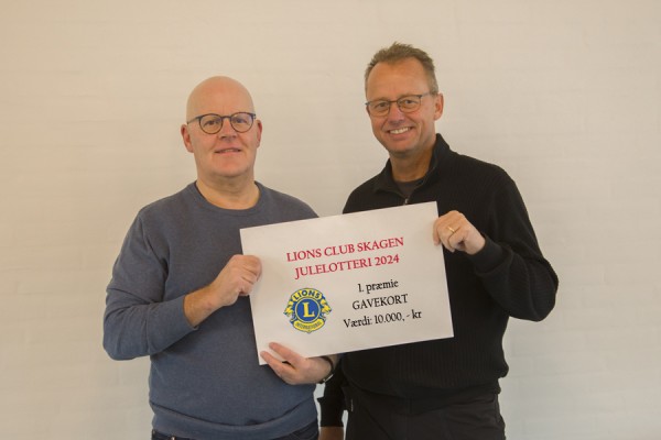 Lions Julelotteri: Vindernumre den 24. december