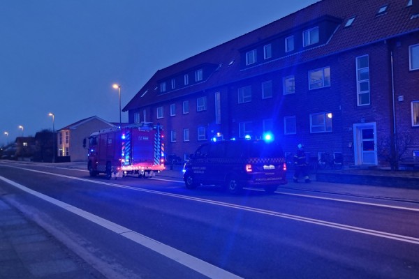 Gaslugt ind over byen OPD.