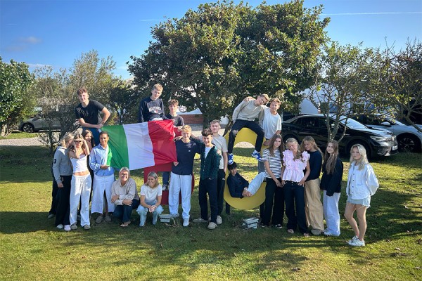 Brovandeskolens 9. klasse på eventyr i Italien