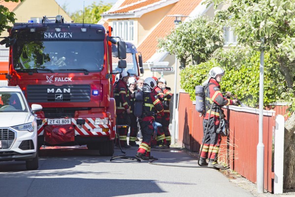 Hurtig indsats forhindrede brand i at sprede sig