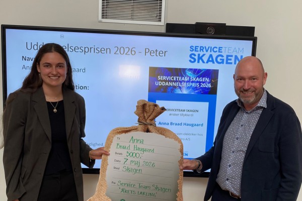 Anna har et bemærkelsesværdigt talent for elektrikerfaget …