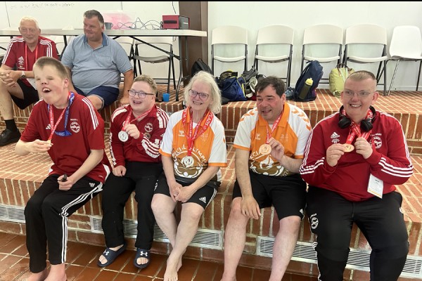 Medaljeregn til Skagen Svømmeklub ved Special Olympics