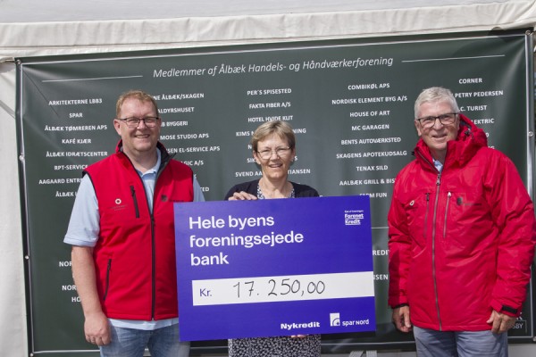 Donation sikrer nyt profiltøj til frivillige i Ålbæk