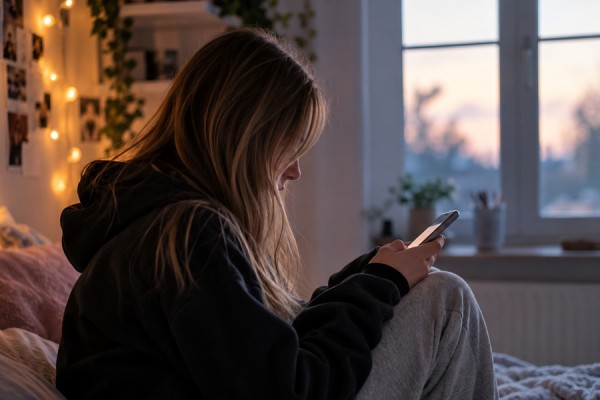 Næsten hver 4. teenagepige har tegn på problematisk brug af sociale medier
