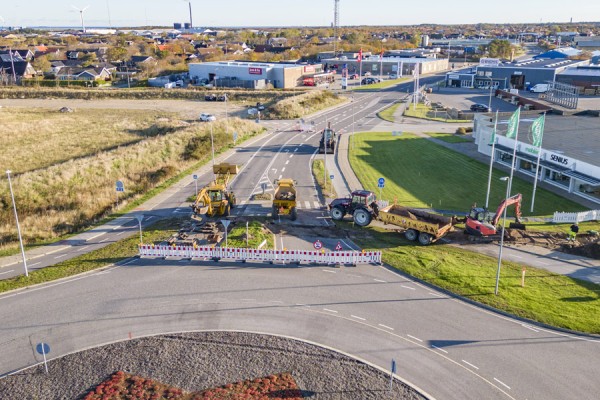 Midlertidig lukning af afkørsel til Kattegatvej