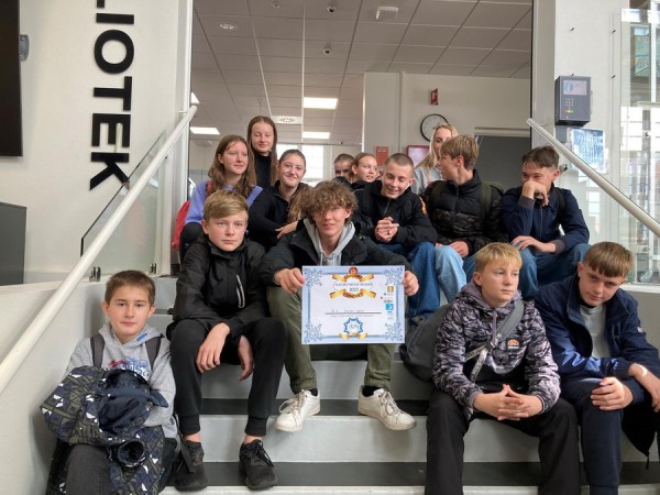 Lokale skoleelever var på Kulturcykeltur i Skagen