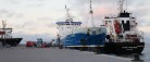 Mindre olieforurening på havnen