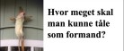 Hvor meget skal man kunne tåle som formand?