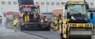 Udlægning af nyt slidlag på Skagen Havn