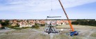 Vippearm monteret igen
