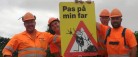 Børnetegninger langs vejene i Nordjylland – igen