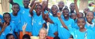 T-shirts vækker glæde i Ghana