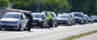 Politiet massivt til stede i Skagen i dag