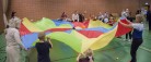 Der blev hygget i Badmintonhallen