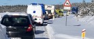 Uheld spærrer Ålbækvej  OPD. OPD.