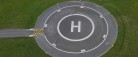 Midlertidig helikopterlandingsplads i Ålbæk