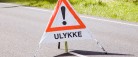 Uheld: Kø i begge retninger