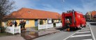 Brandfolk ud til minibrand