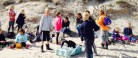 Elever ryddede op på stranden
