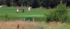 Begejstret golfspiller på Hvide Klit