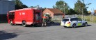 Brand i sofa ved Skagen Hallen