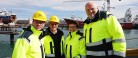 3 Venstre kandidater og en Miljø- og Fødevareminister på havnerundfart