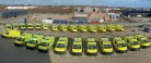 58 spritnye ambulancer ankommer til Nordjylland