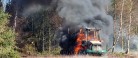 Video: Skovmaskine totalt udbrændt