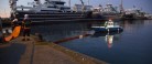 Olieforurening i havnen