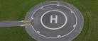 Midlertidig helikopterlandingsplads i Ålbæk