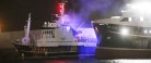 Brand på fiskefartøj på Karstensens Skibsværft