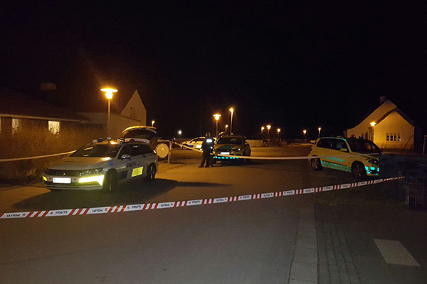 Politiet massivt til stede på Mjølnersvej OPD. Politiet massivt til stede på Mjølnersvej OPD.